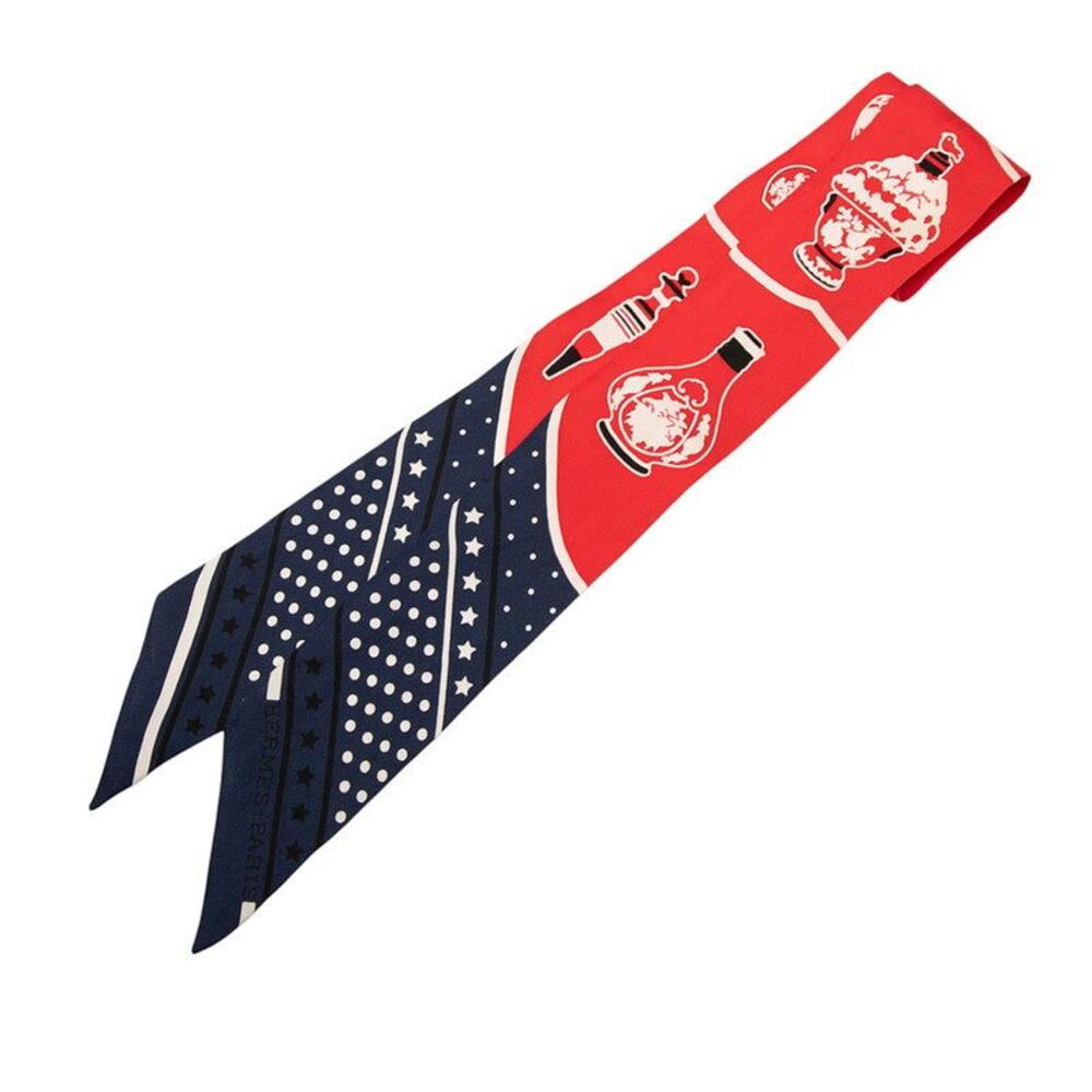 Hermes Les Flacons Bandana Silk Twilly